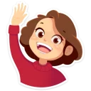 🙋-Arisha, Telegram Sticker
