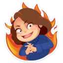 😈-Arisha, Telegram Sticker