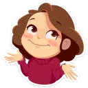 🙃-Arisha, Telegram Sticker