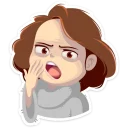 😴-Arisha, Telegram Sticker