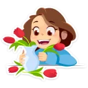 💐-Arisha, Telegram Sticker