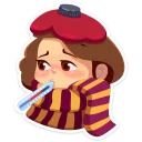 🤒-Arisha, Telegram Sticker