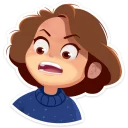 😳-Arisha, Telegram Sticker
