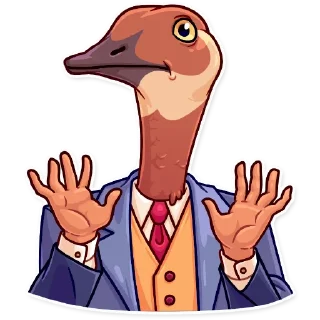 ✋-Birds With Arms, Telegram Sticker