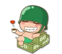 ☕-Artillery Man, Telegram Sticker