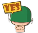 👏-Artillery Man, Telegram Sticker
