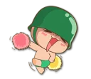 💃-Artillery Man, Telegram Sticker