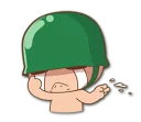 😢-Artillery Man, Telegram Sticker
