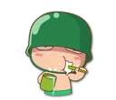 👅-Artillery Man, Telegram Sticker