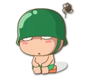 😔-Artillery Man, Telegram Sticker
