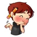 😊-Artist Boy, Telegram Sticker