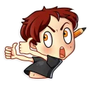 👍-Artist Boy, Telegram Sticker