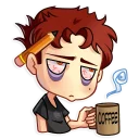 😪-Artist Boy, Telegram Sticker