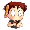 😳-Artist Boy, Telegram Sticker