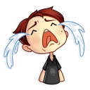 😭-Artist Boy, Telegram Sticker