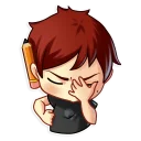 😣-Artist Boy, Telegram Sticker