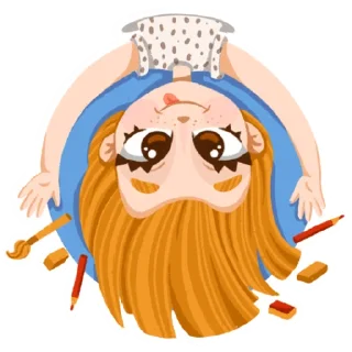 🤪-яжхудожник, Telegram Sticker