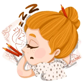 😴-яжхудожник, Telegram Sticker