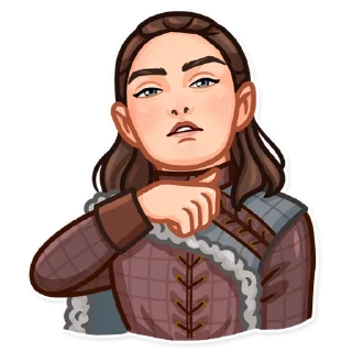😒-Arya Stark, Telegram Sticker
