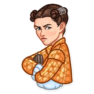 😠-Arya Stark, Telegram Sticker