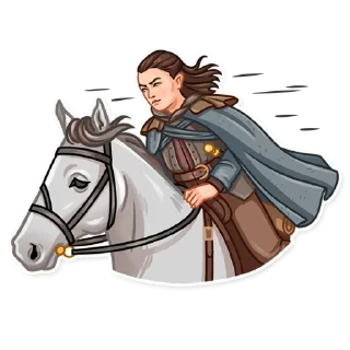 🏃‍♀️-Arya Stark, Telegram Sticker