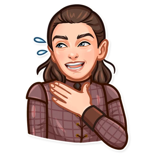 Arya Stark, telegram sticker