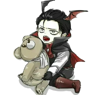 💗- Eren  Levi  @WildMoneyPro, Telegram Sticker