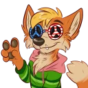 ✌-Atsu Fawx, Telegram Sticker
