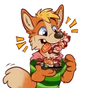 🍣-Atsu Fawx, Telegram Sticker