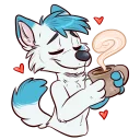 ☕-Atsu Fawx, Telegram Sticker
