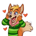 ❤-Atsu Fawx, Telegram Sticker