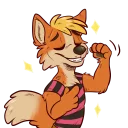 💪-Atsu Fawx, Telegram Sticker