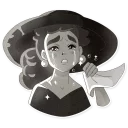 😭-Audrey Glamour, Telegram Sticker