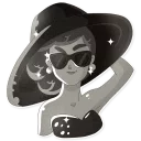 😎-Audrey Glamour, Telegram Sticker