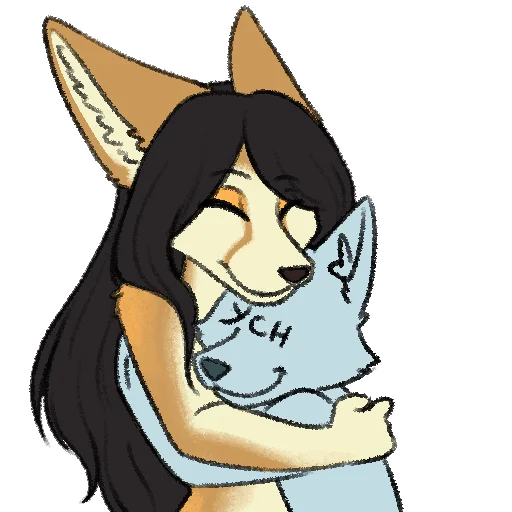 Avery Fennec, telegram sticker