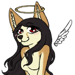 😇-Avery Fennec, Telegram Sticker