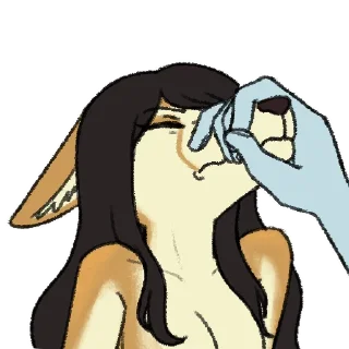 🔇-Avery Fennec, Telegram Sticker