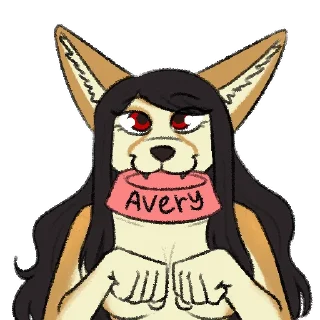 🍴-Avery Fennec, Telegram Sticker