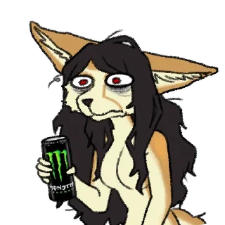 💤-Avery Fennec, Telegram Sticker