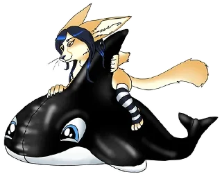 🐳-Avery Fennec, Telegram Sticker