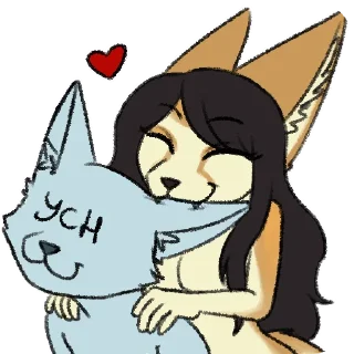 👂-Avery Fennec, Telegram Sticker
