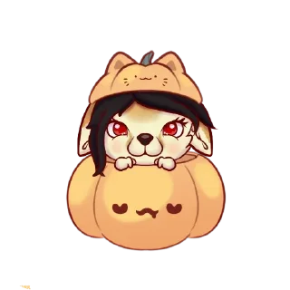 🎃-Avery Fennec, Telegram Sticker