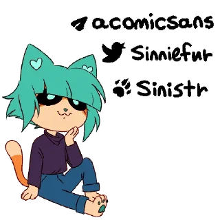 🎨-Avery Fennec, Telegram Sticker