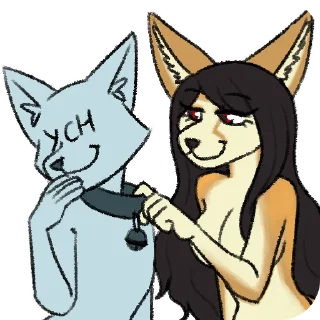 😏-Avery Fennec, Telegram Sticker