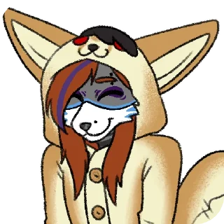 ❤-Avery Fennec, Telegram Sticker