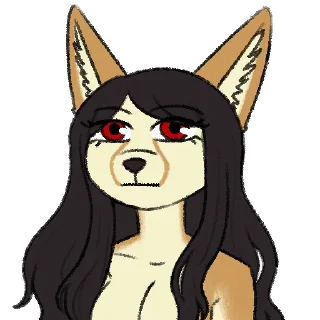😐-Avery Fennec, Telegram Sticker
