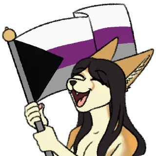 💜-Avery Fennec, Telegram Sticker