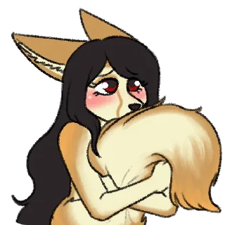 😳-Avery Fennec, Telegram Sticker
