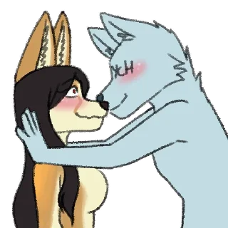 😳-Avery Fennec, Telegram Sticker
