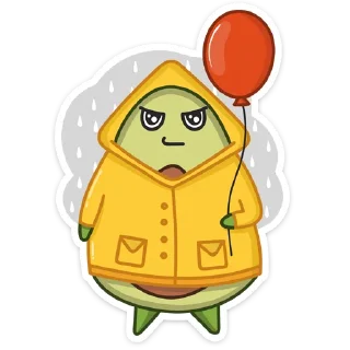 🎈-Авокадик, Telegram Sticker